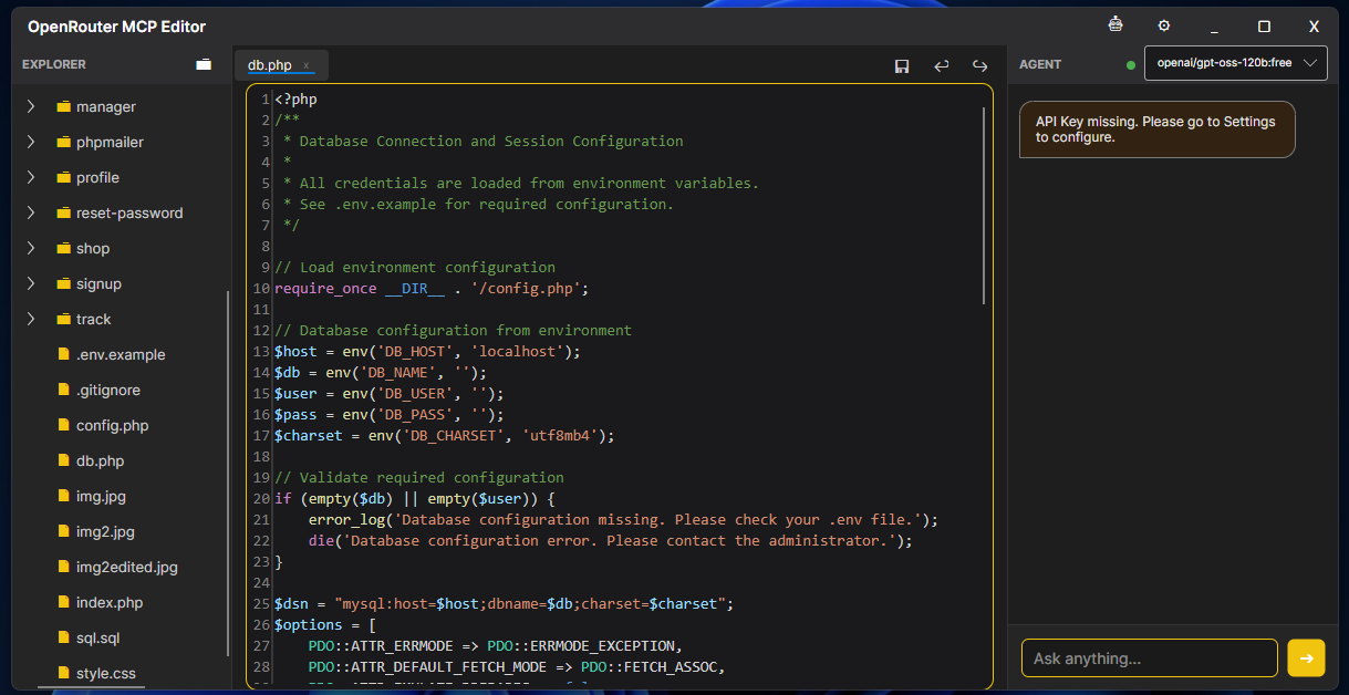 OpenRouter MCP Application Showcase