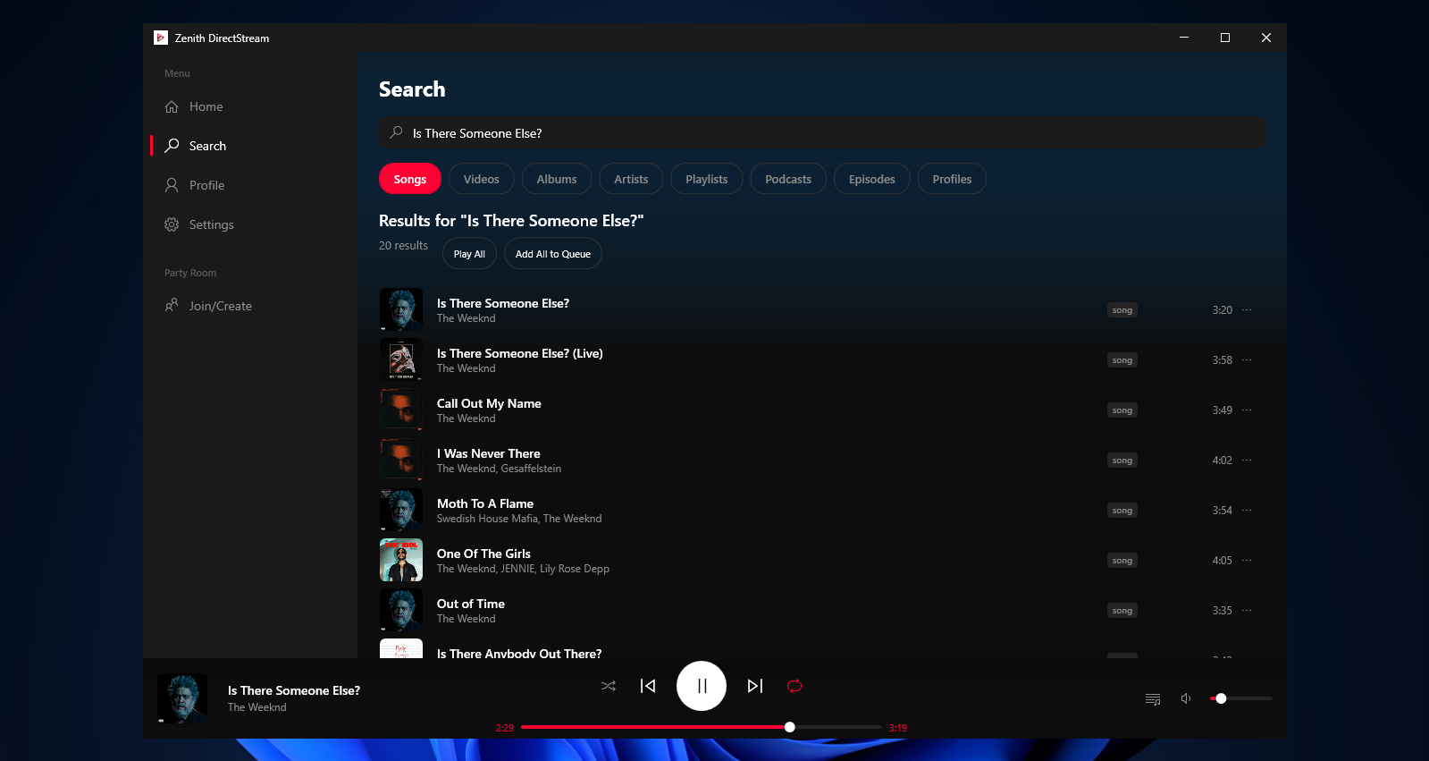 Zenith DirectStream Search